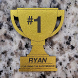 Personalized Fridge Magnet | #1 for doing the bare minimum