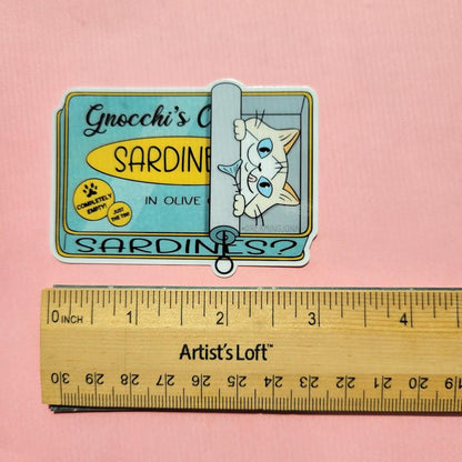 Gnocchi's Sardines | Cat Sticker